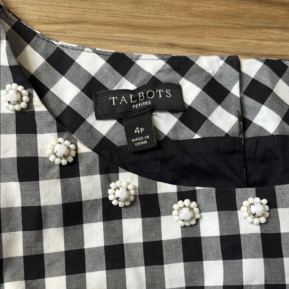 J. Crew Black and White Boxy Tank Top - Picture 2 of 5
